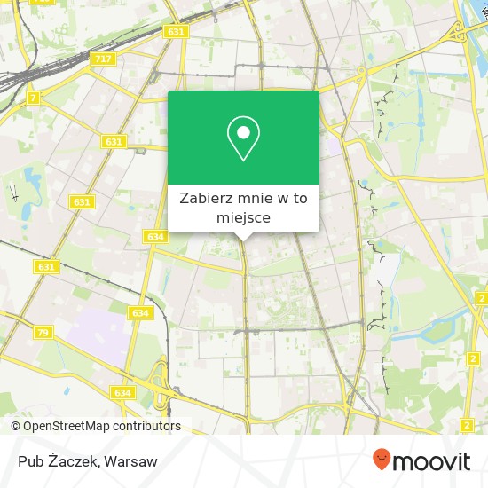 Mapa Pub Żaczek