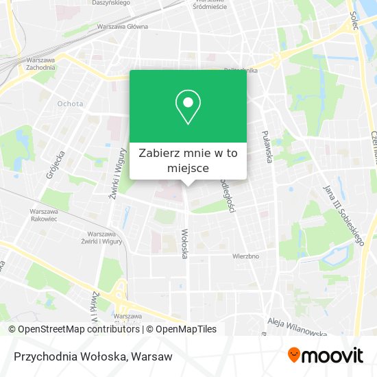 Mapa Przychodnia Wołoska