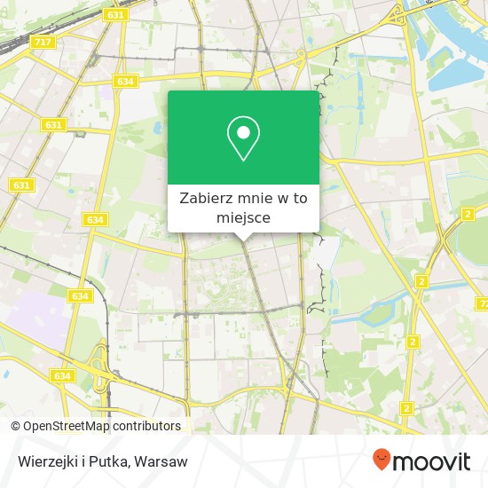 Mapa Wierzejki i Putka