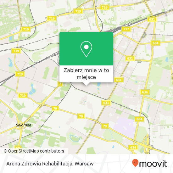 Mapa Arena Zdrowia Rehabilitacja