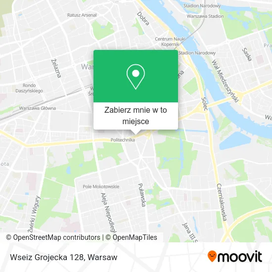 Mapa Wseiz Grojecka 128