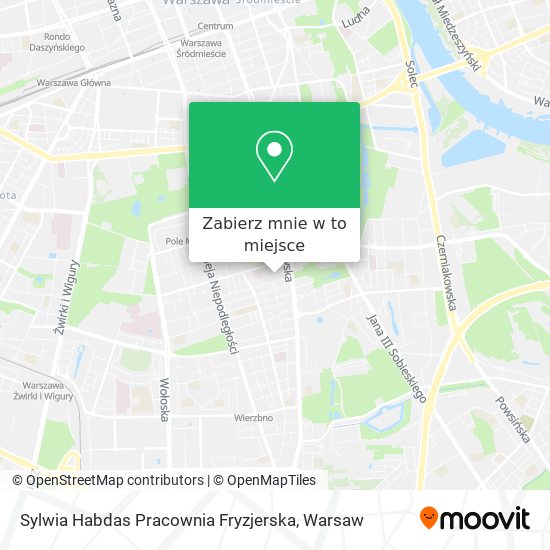 Mapa Sylwia Habdas Pracownia Fryzjerska