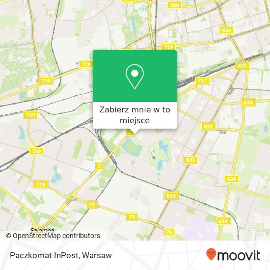 Mapa Paczkomat InPost