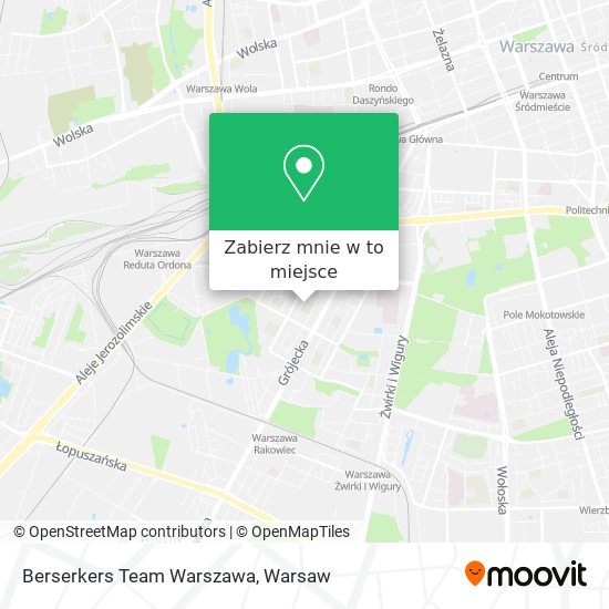 Mapa Berserkers Team Warszawa