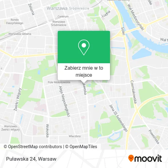 Mapa Puławska 24