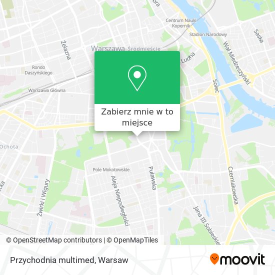 Mapa Przychodnia multimed