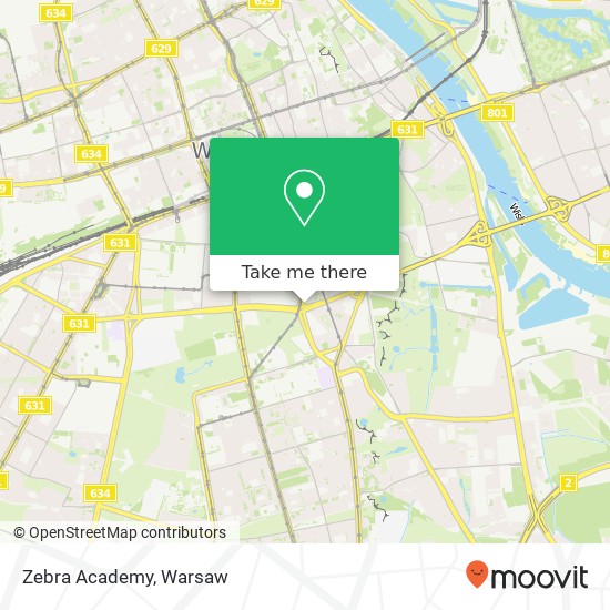 Mapa Zebra Academy