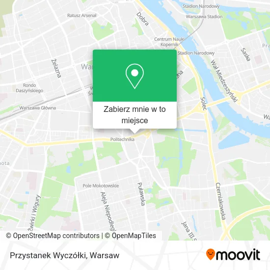 Mapa Przystanek Wyczółki