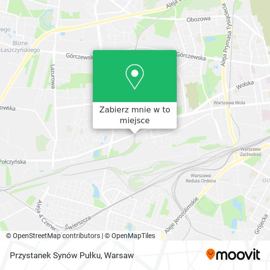 Mapa Przystanek Synów Pułku