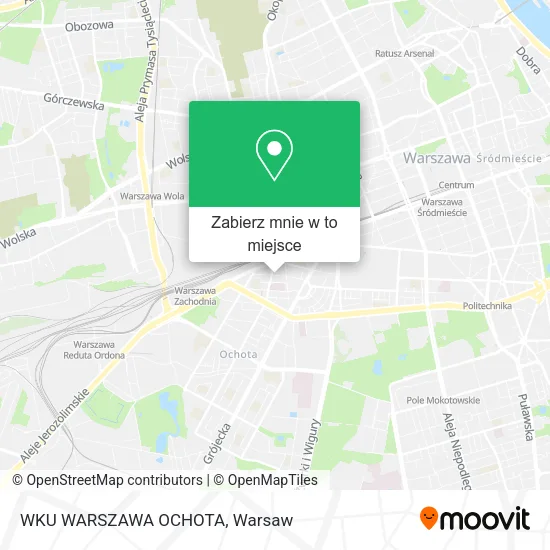 Mapa WKU WARSZAWA OCHOTA