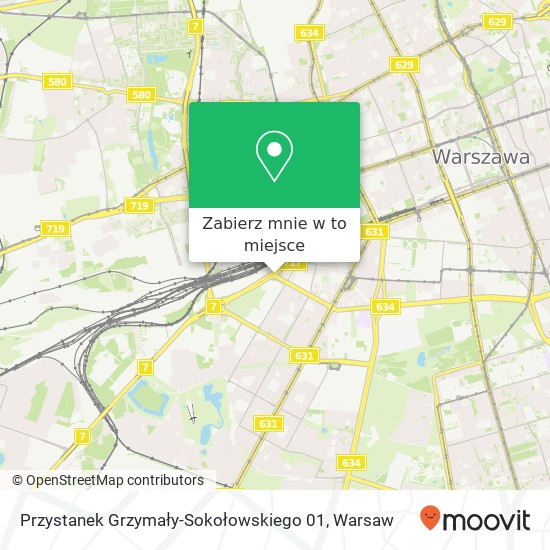 Mapa Przystanek Grzymały-Sokołowskiego 01