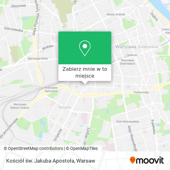 Mapa Kościół św. Jakuba Apostoła