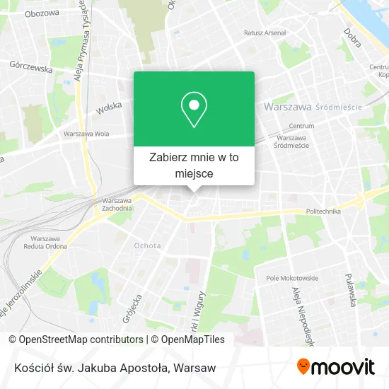 Mapa Kościół św. Jakuba Apostoła