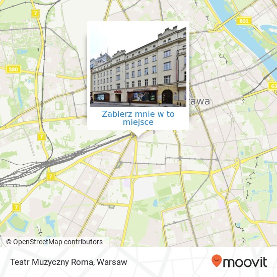 Mapa Teatr Muzyczny Roma