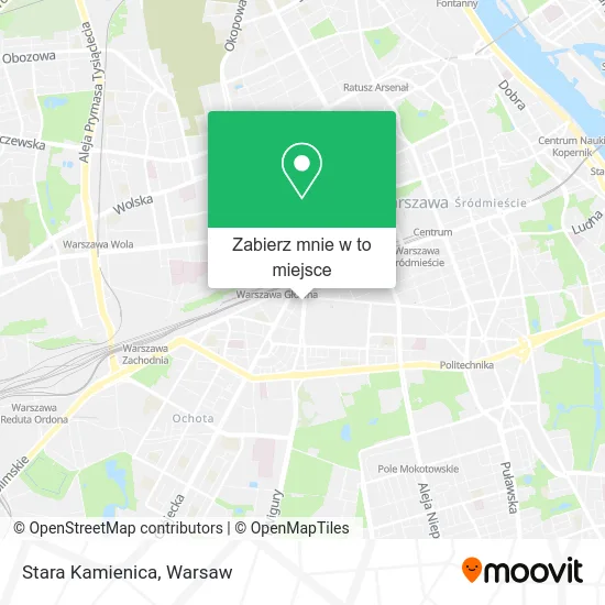 Mapa Stara Kamienica