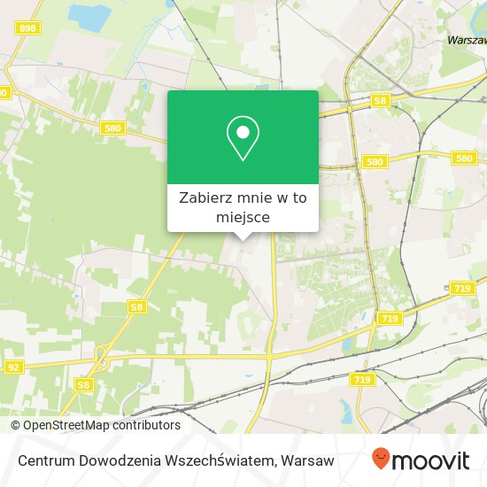 Mapa Centrum Dowodzenia Wszechświatem