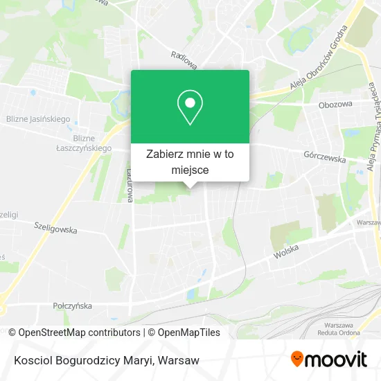 Mapa Kosciol Bogurodzicy Maryi