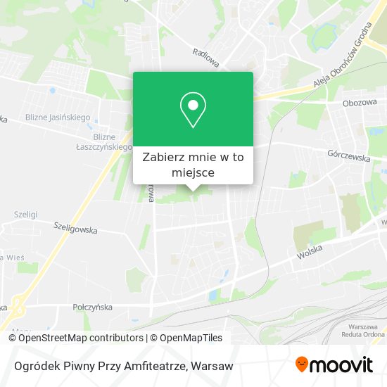 Mapa Ogródek Piwny Przy Amfiteatrze