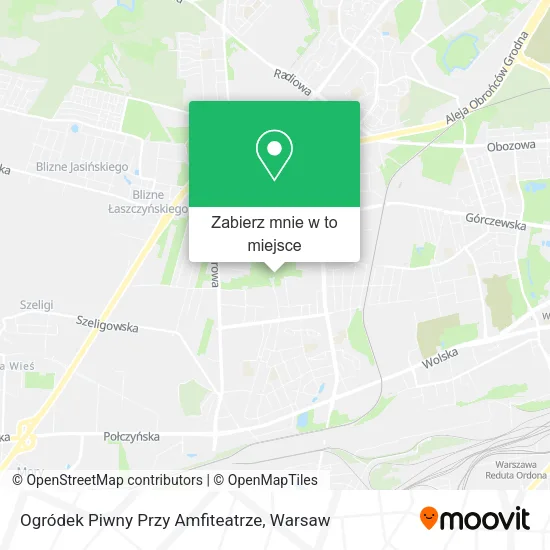 Mapa Ogródek Piwny Przy Amfiteatrze