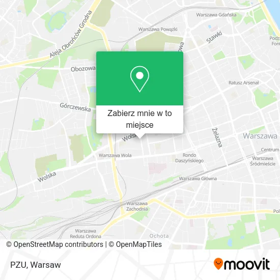 Mapa PZU