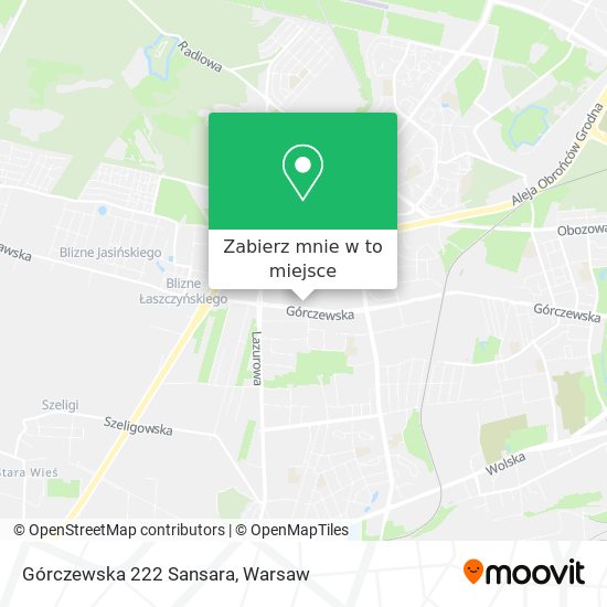 Mapa Górczewska 222 Sansara