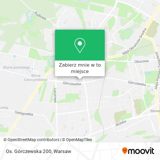 Mapa Os. Górczewska 200