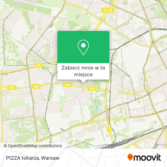 Mapa PIZZA tokarza