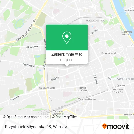Mapa Przystanek Młynarska 03