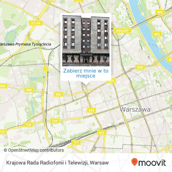 Mapa Krajowa Rada Radiofonii i Telewizji