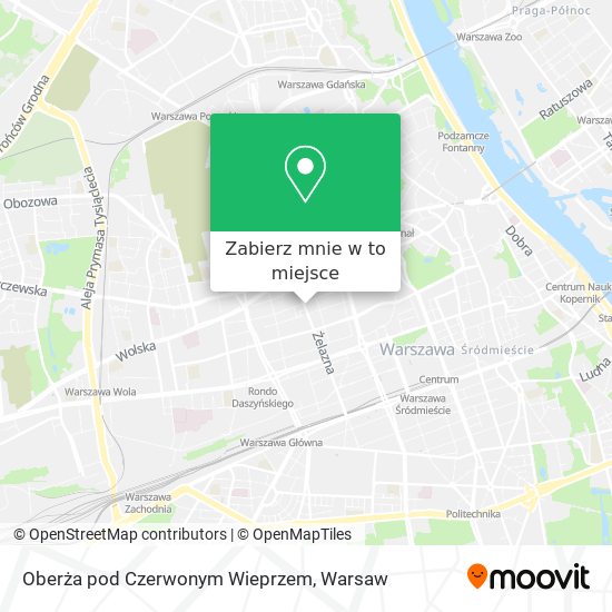 Mapa Oberża pod Czerwonym Wieprzem