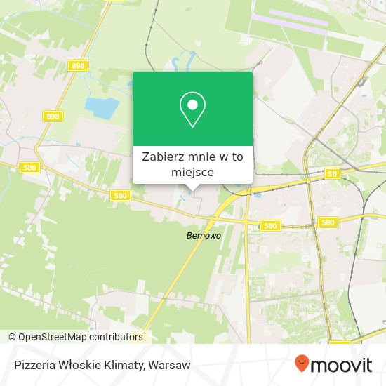 Mapa Pizzeria Włoskie Klimaty