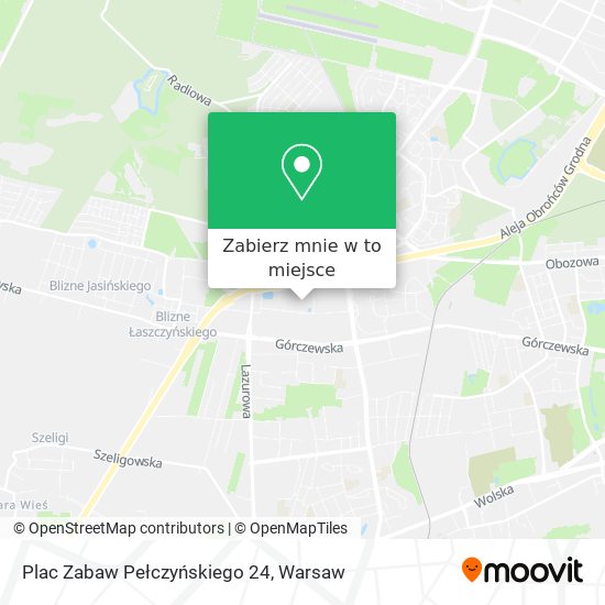 Mapa Plac Zabaw Pełczyńskiego 24