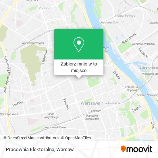 Mapa Pracownia Elektoralna