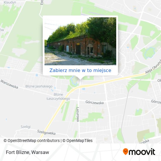 Mapa Fort Blizne