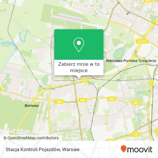 Mapa Stacja Kontroli Pojazdów