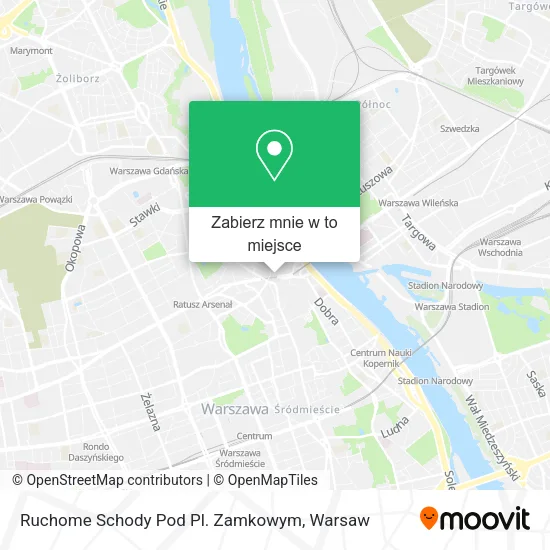 Mapa Ruchome Schody Pod Pl. Zamkowym