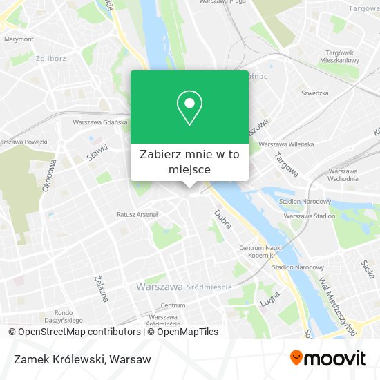 Mapa Zamek Królewski