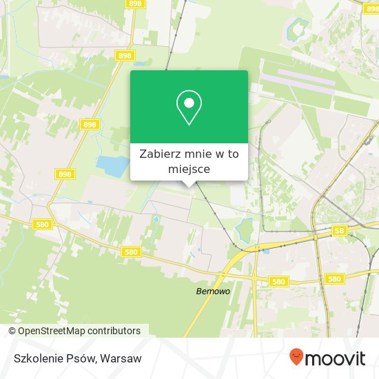 Mapa Szkolenie Psów