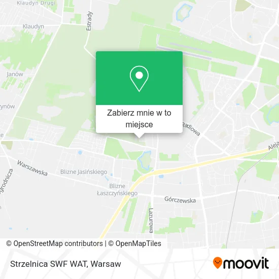 Mapa Strzelnica SWF WAT