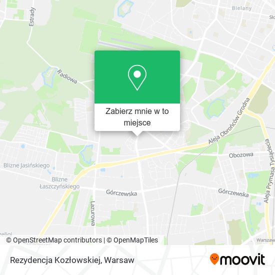 Mapa Rezydencja Kozłowskiej