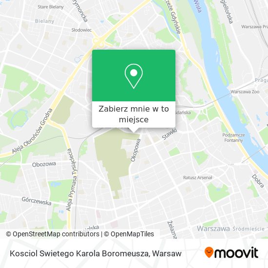 Mapa Kosciol Swietego Karola Boromeusza