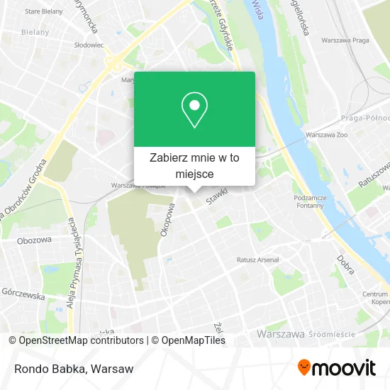 Mapa Rondo Babka