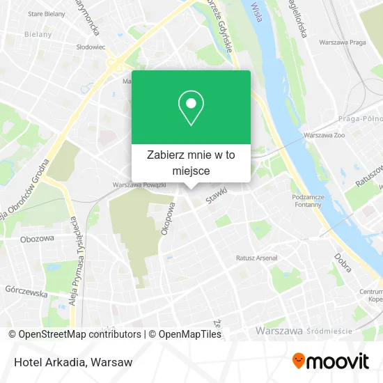 Mapa Hotel Arkadia
