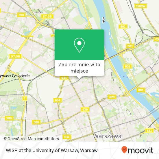 Mapa WISP at the University of Warsaw