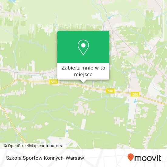 Mapa Szkoła Sportów Konnych