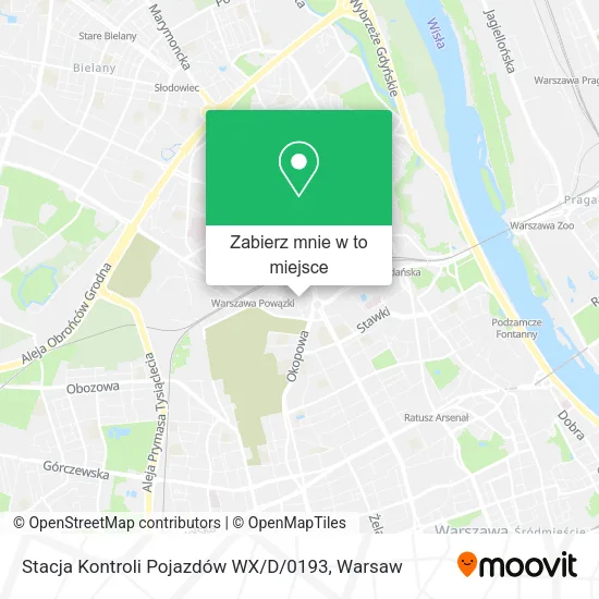 Mapa Stacja Kontroli Pojazdów WX / D/0193