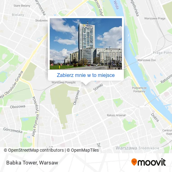 Mapa Babka Tower