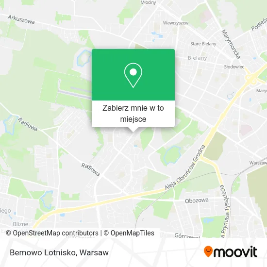 Mapa Bemowo Lotnisko