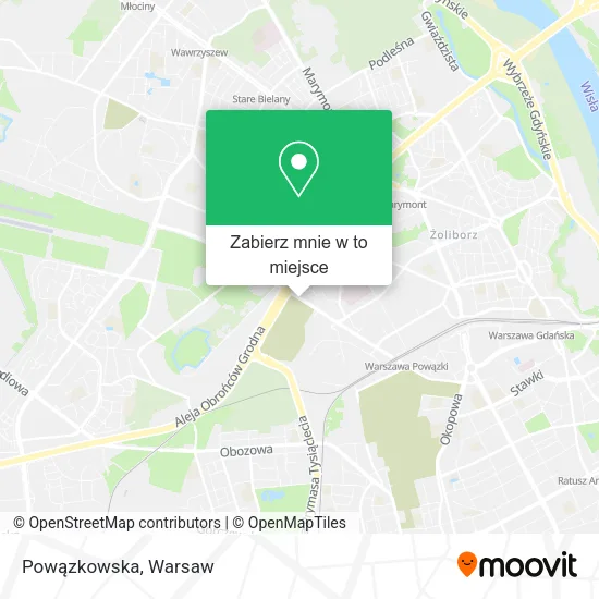Mapa Powązkowska