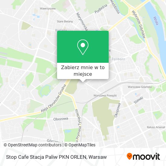 Mapa Stop Cafe Stacja Paliw PKN ORLEN